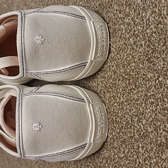 NWOT Kate Spade Canvas White Tommi Sneaker - Picture 4 of 13